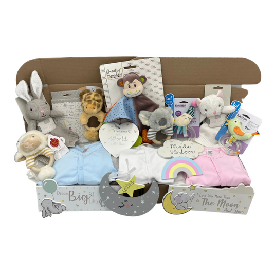 Build a Baby Shower or Newborn Baby Gift Box