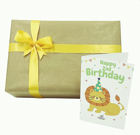 Second Birthday Card & Gift Wrap