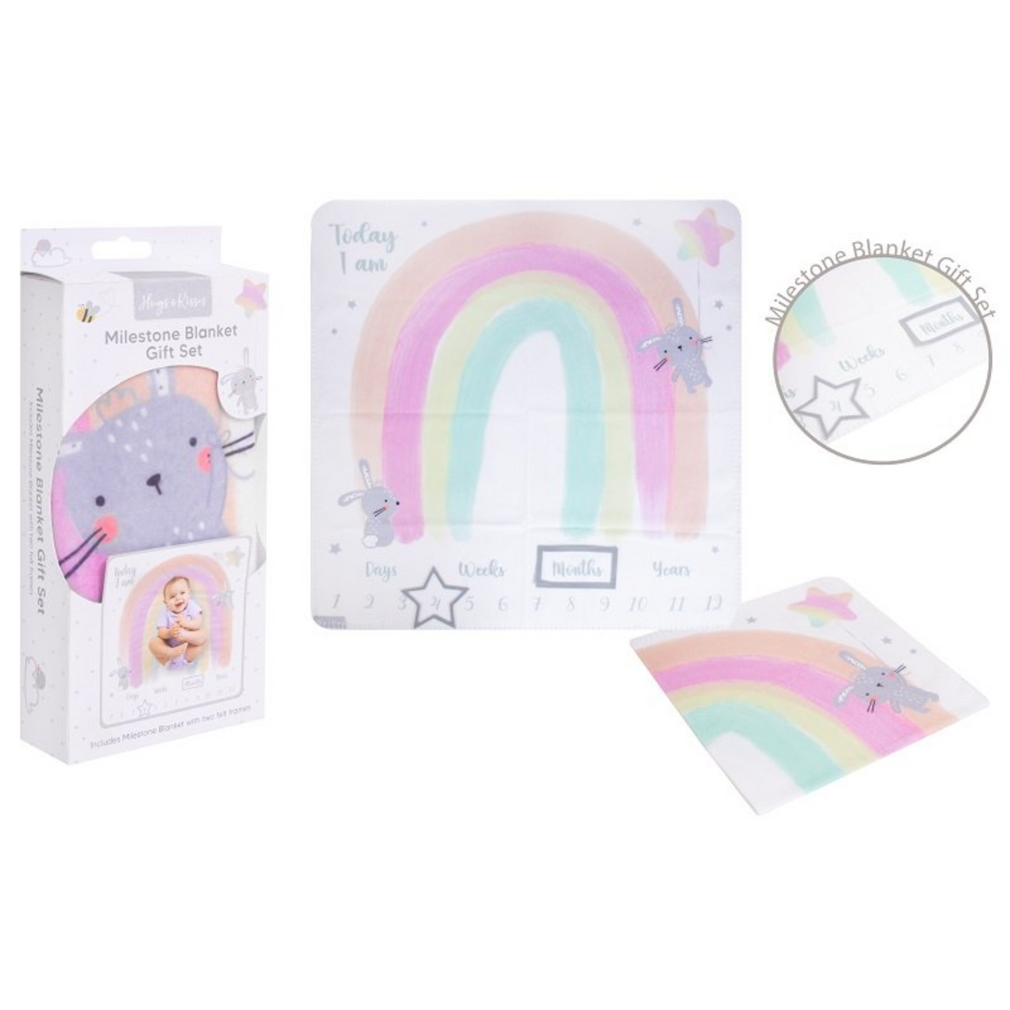 Pink All In One Baby Gift Box - Suitable from Birth