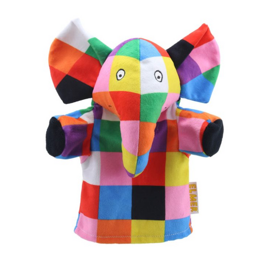 My First Elmer Hand Puppet - The Puppet Company