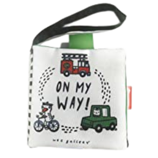 On My Way - Wee Gallery Cloth Book - Suitable Birth+