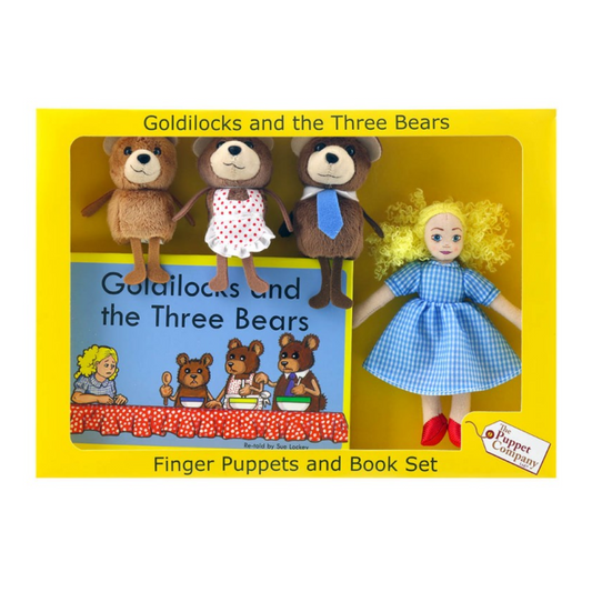Goldilocks & The Three Bears Traditional Story Set By The Puppet Company - Suitable 12 Months+