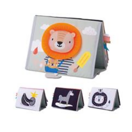 Taf Toys Savannah Tummy Time Book - Suitable from Birth Under Adult Supervision