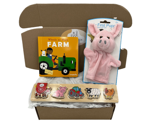 Farm Theme Sensory Surprise Box - Suitable for Ages 12 Month+