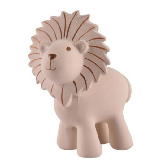 Tikiri Gift Boxed Lion Natural Rubber Rattle & bath Toy - Suitable From Birth
