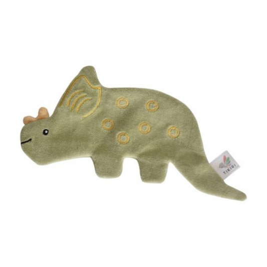 Tikiri Triceratops Crinkle Toy - Suitable From Birth