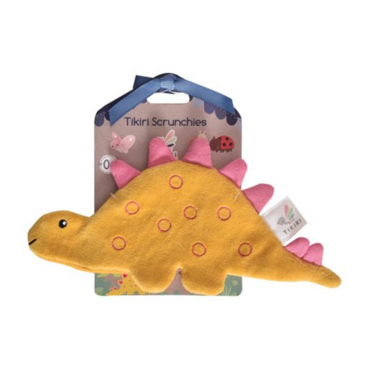 Tikiri Stegosaurus Crinkle Toy - Suitable From Birth