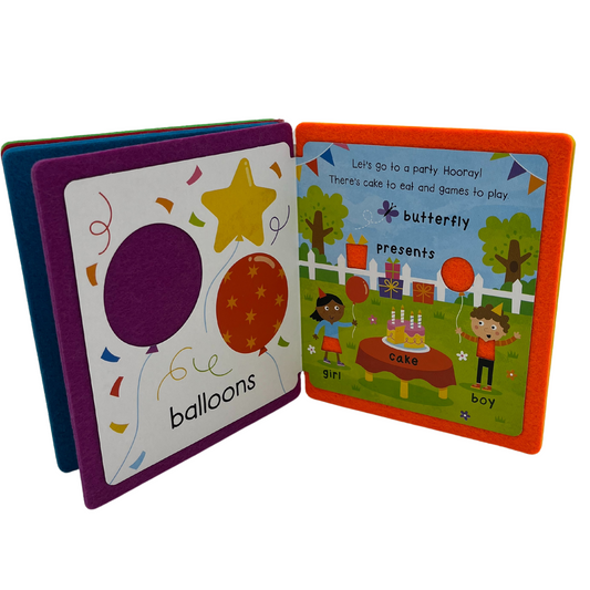 My First Words Felt Book - Touch, Feel, Learn & Play - Interest age 3-6 years