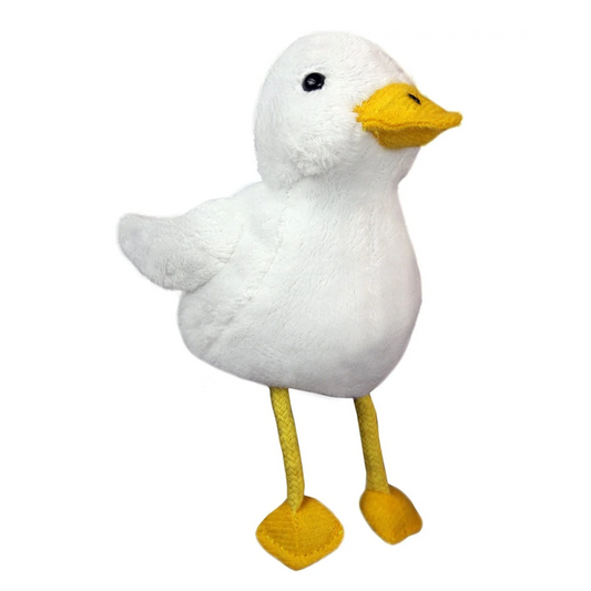 Duck White Finger Puppet - The Puppet Company