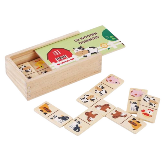 Jumini Farm Dominoes - Suitable 2 Years Plus