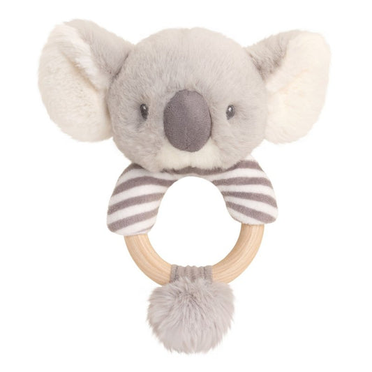 Keeleco Cosy Koala Ring Rattle - Keel Toys - 0 Months+