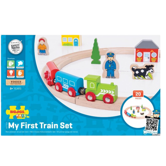 Bigjigs Toys My First Train Set - Suitable 3 Years Plus