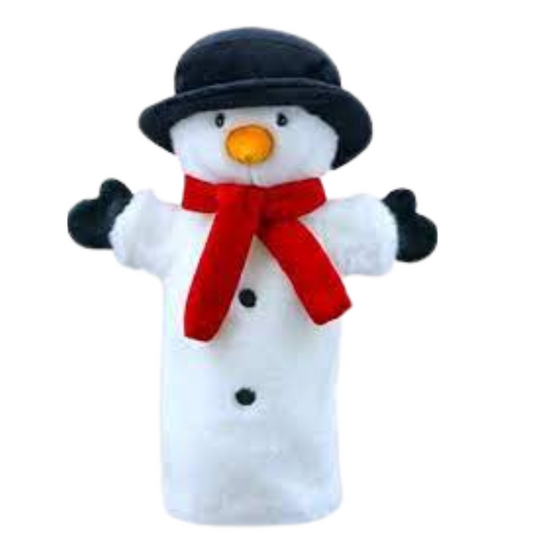 The Puppet Company Snowman Long Sleeved Puppet - Suitable 12 Months Plus