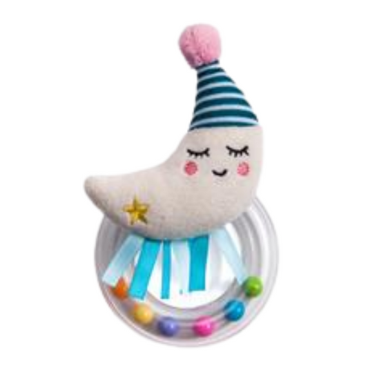 Taf Toys Mini Moon Rattle - Suitable from Birth