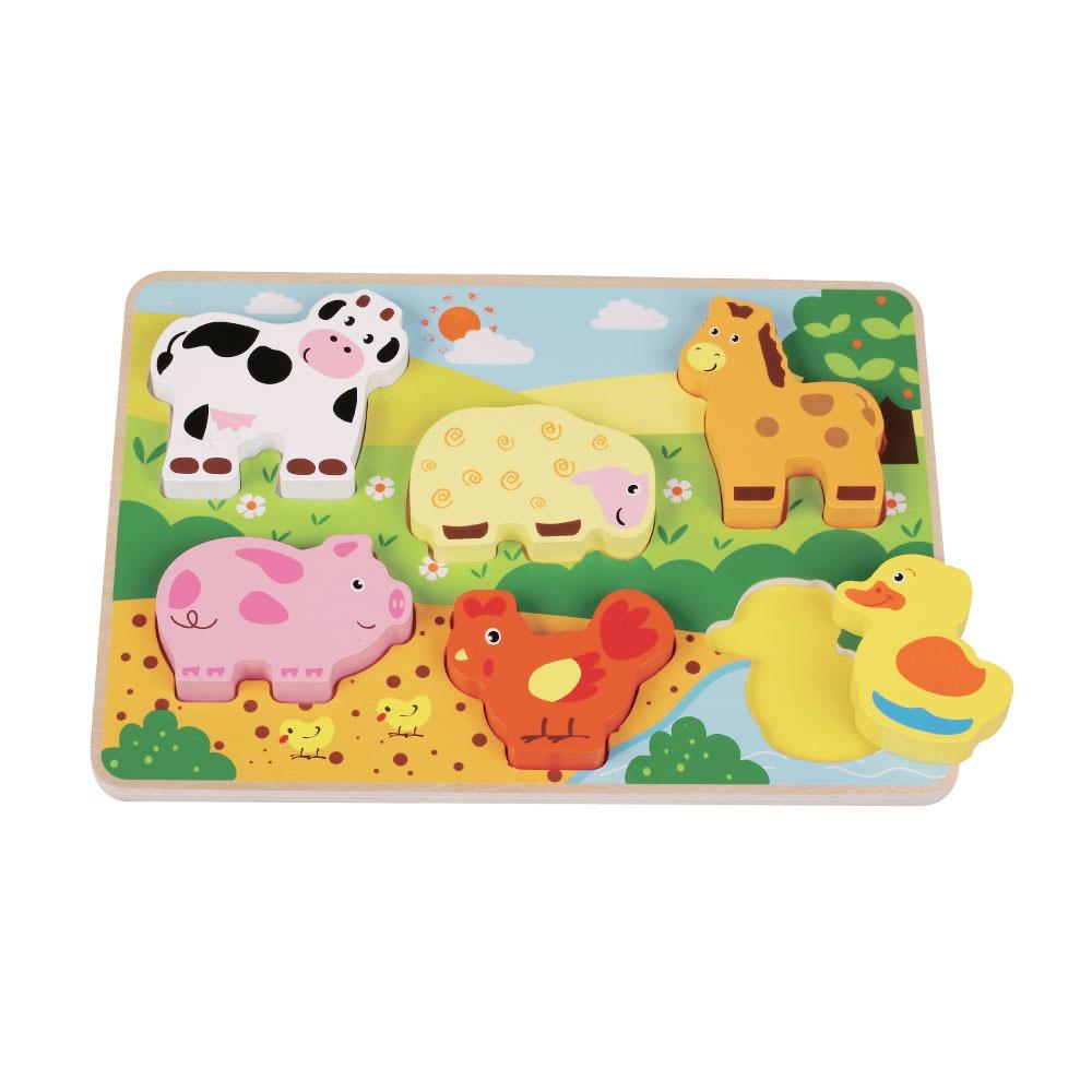 Jumini Chunky Farm Puzzle - Sensory Box Surprise